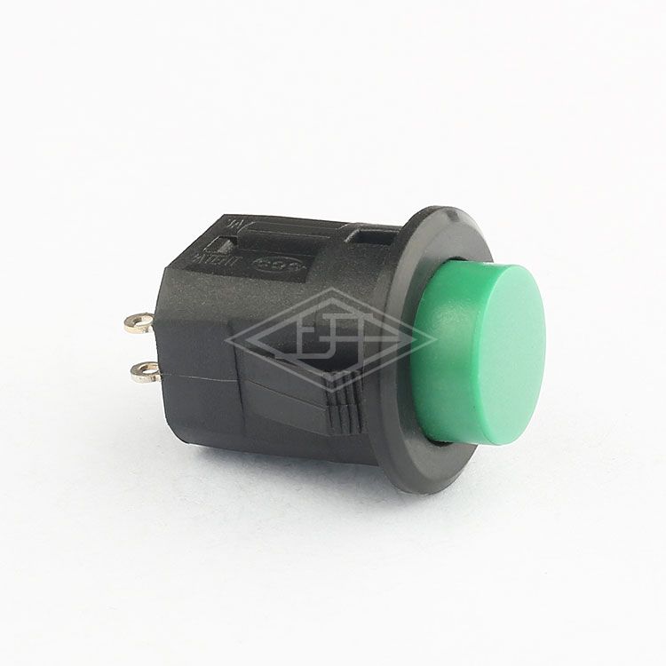 round 14mm pushbutton switch 2p 3A 250V AC sp switch push button momentary push button switch for baby stroller